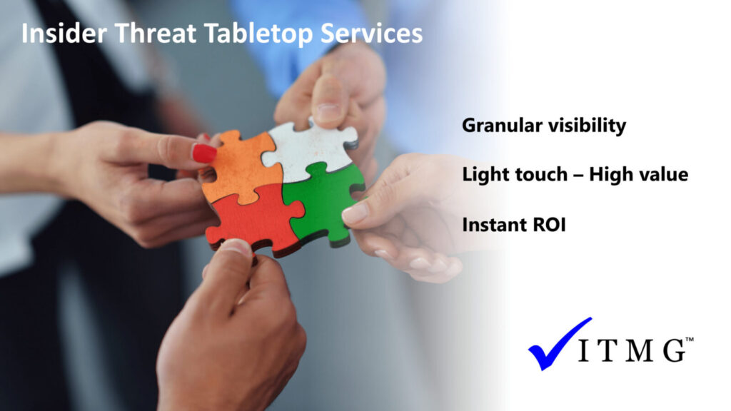 Insider Threat Tabletop Services Insider Threat Management Group